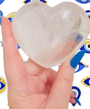 Load image into Gallery viewer, Large Clear Quartz Heart