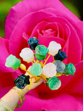 Load and play video in Gallery viewer, Rose Quartz Gold Stem