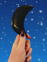 Load and play video in Gallery viewer, Huge Black Obsidian Moon