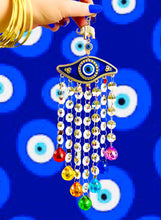 Load image into Gallery viewer, Evil Eye Crystal Protection Amulet