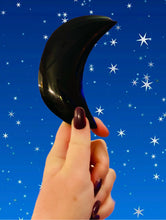 Load image into Gallery viewer, Huge Black Obsidian Moon