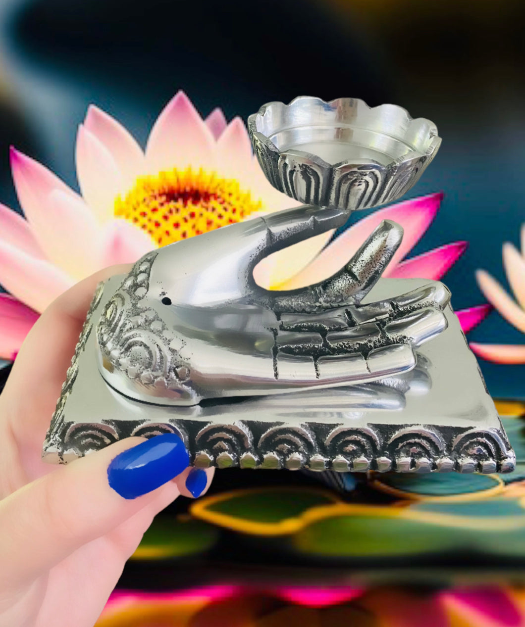 Lotus Hand Incense Burner