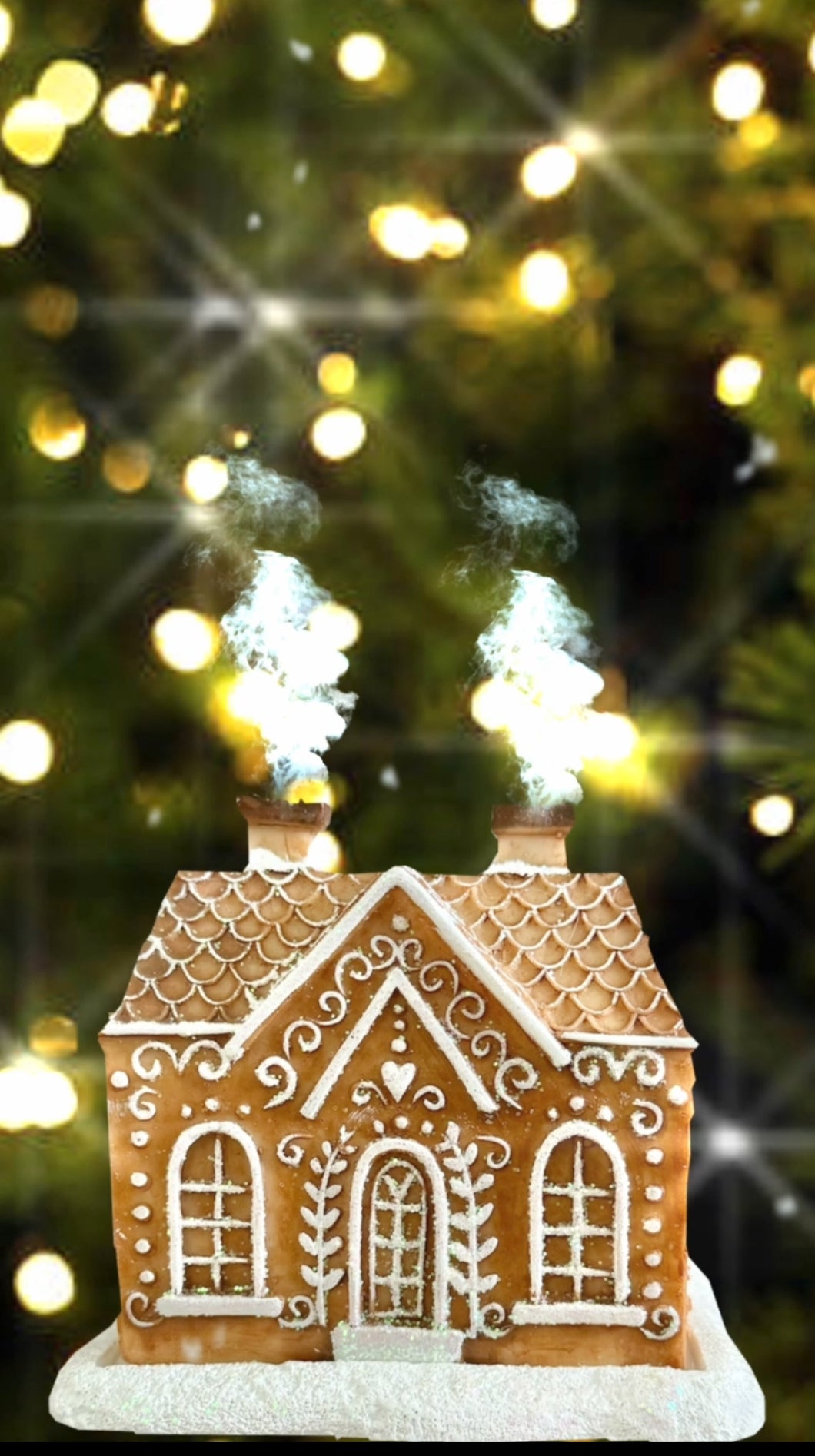 Gingerbread House Incense Cone Burner