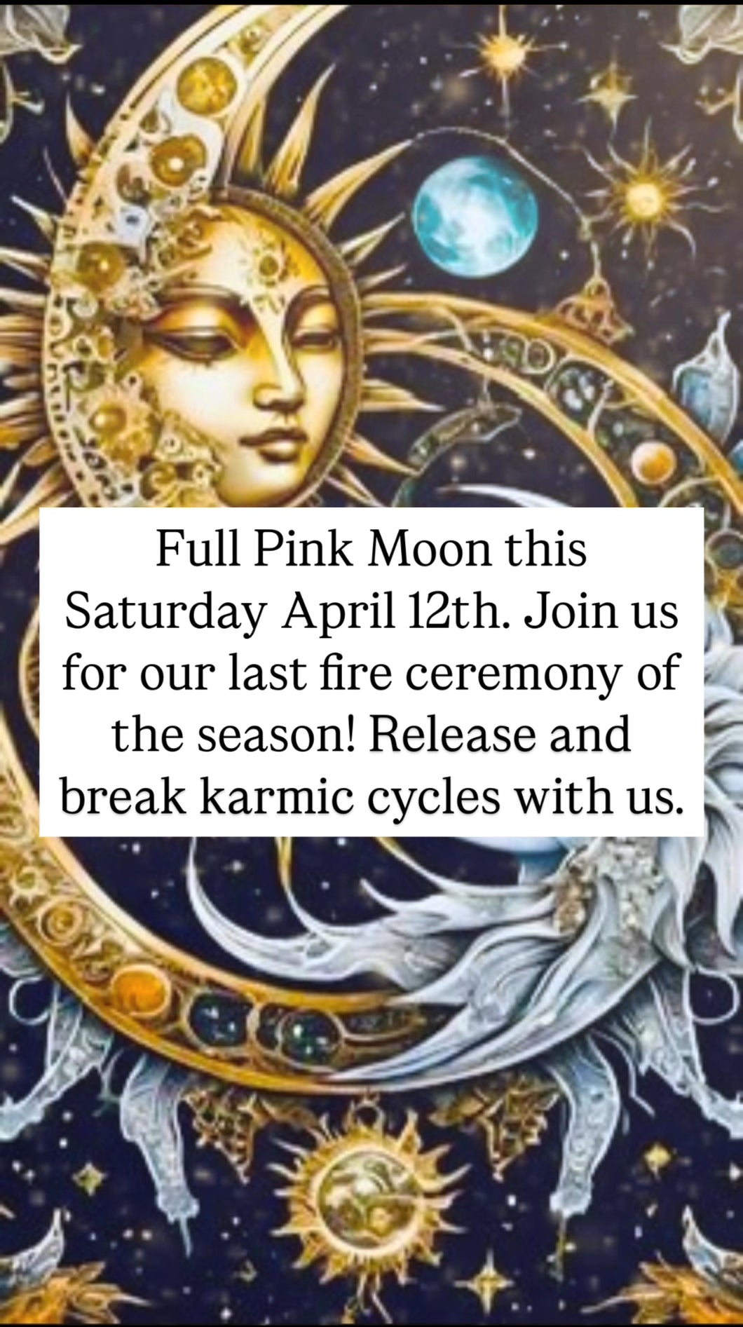 Pink Full Moon Fire Ceremony