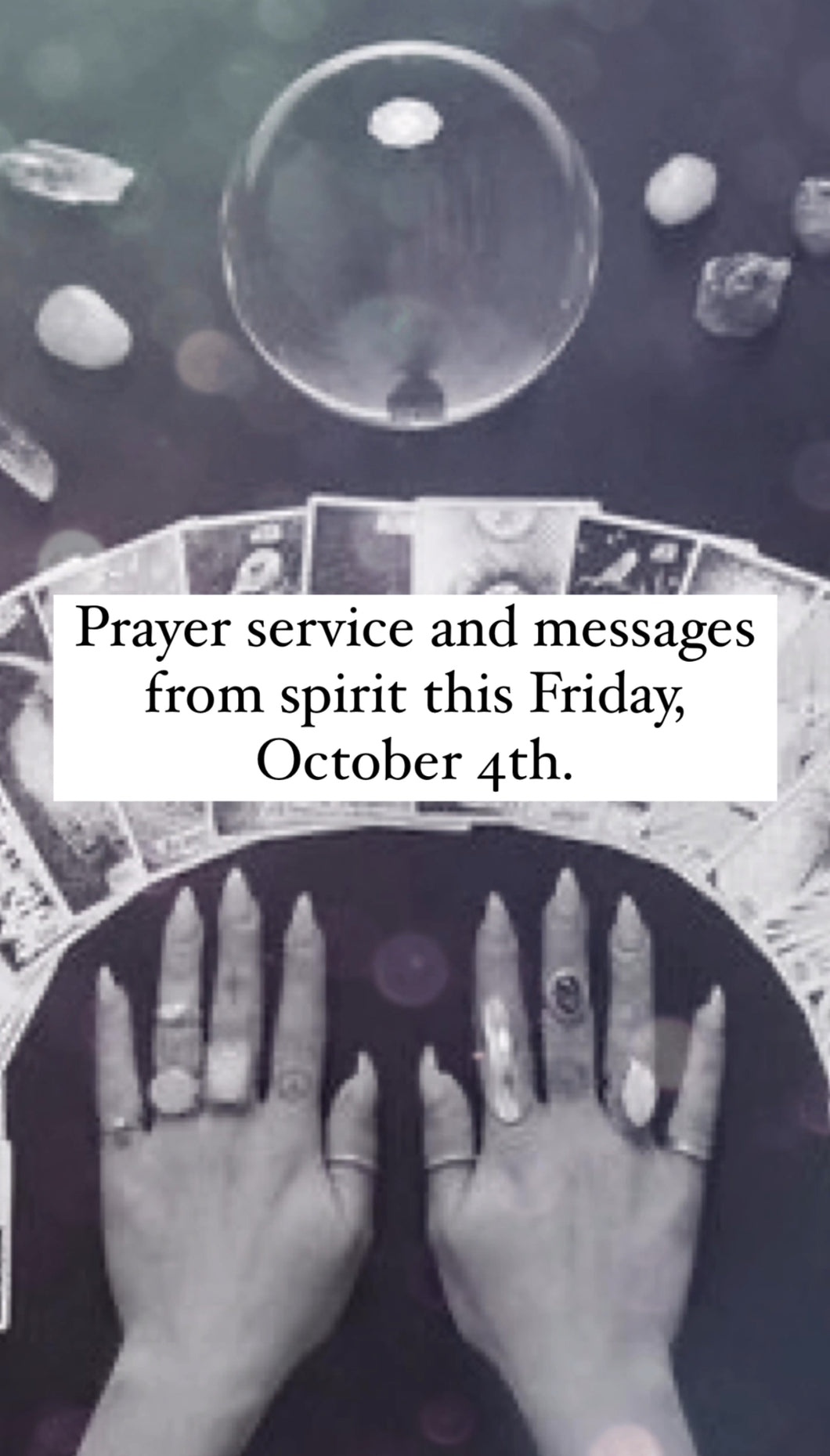 Prayer Service And Messages From Spirit Friday, October 4, 2024