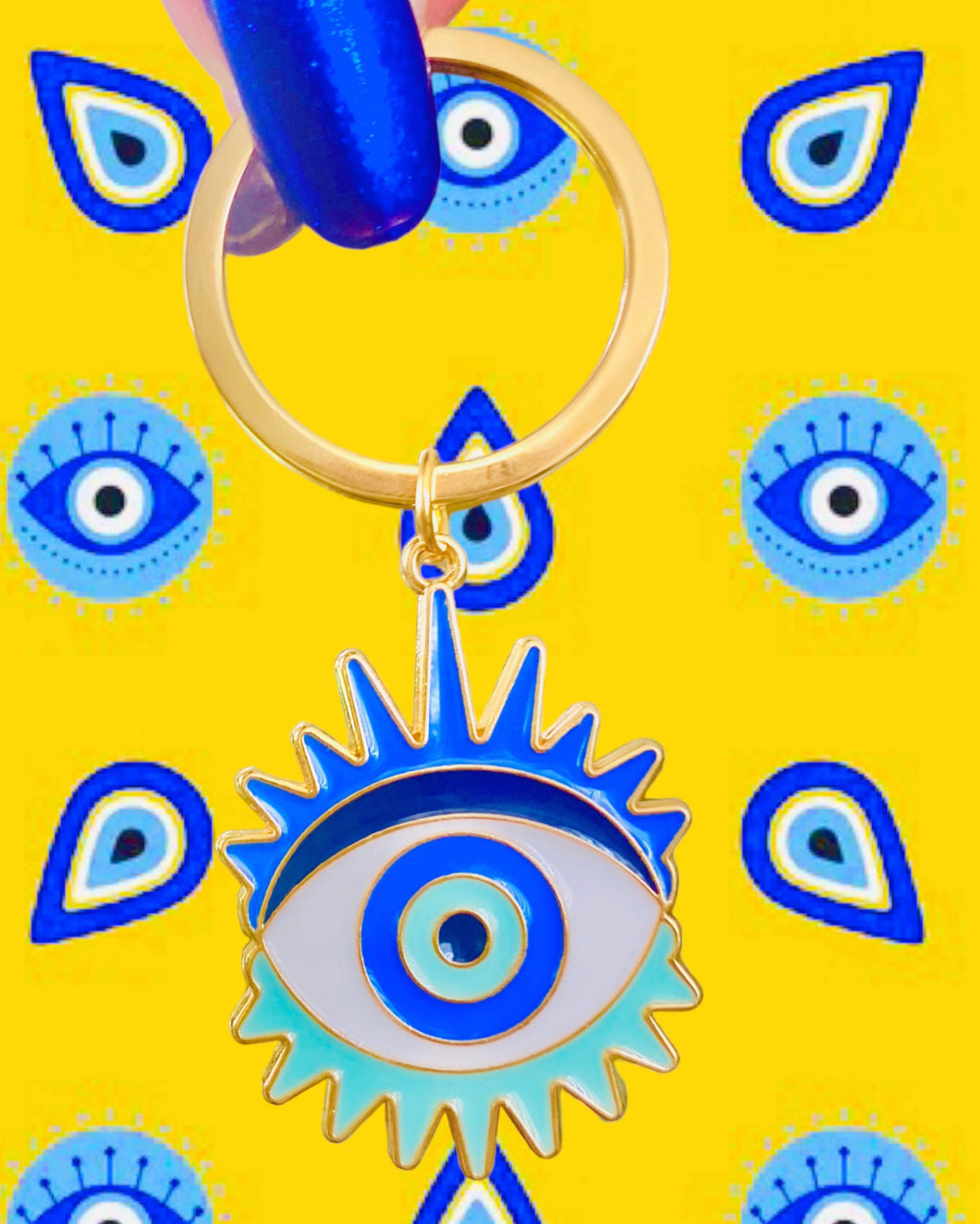 Evil Eye Amulet Keychain