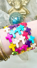 Load image into Gallery viewer, Colorful Cross Bracelet
