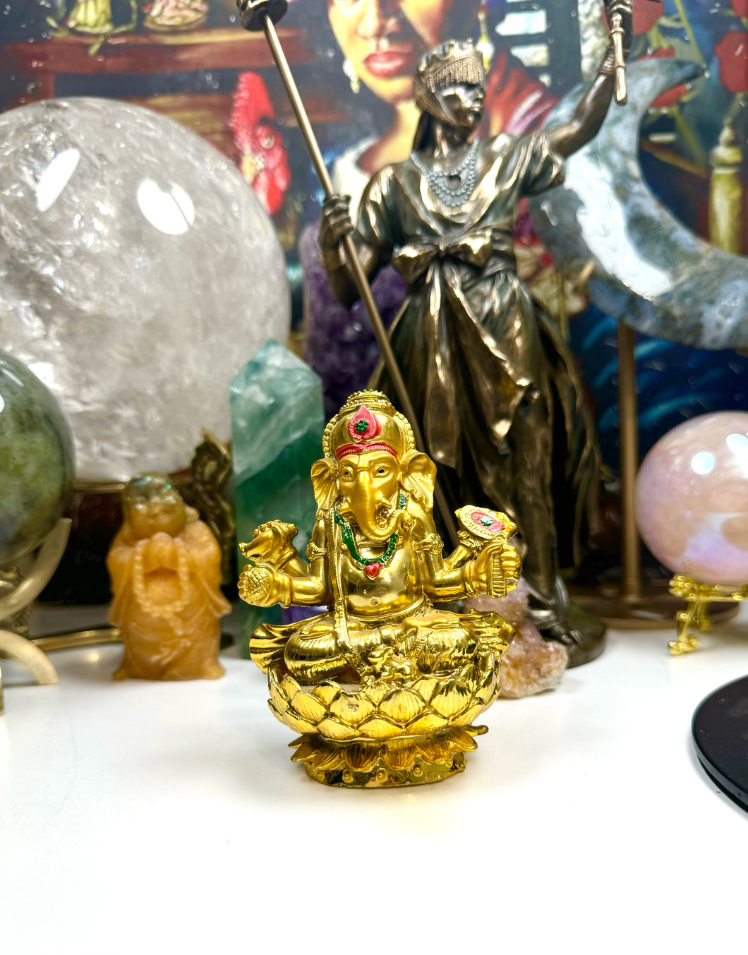 Ganesha Statue Gold