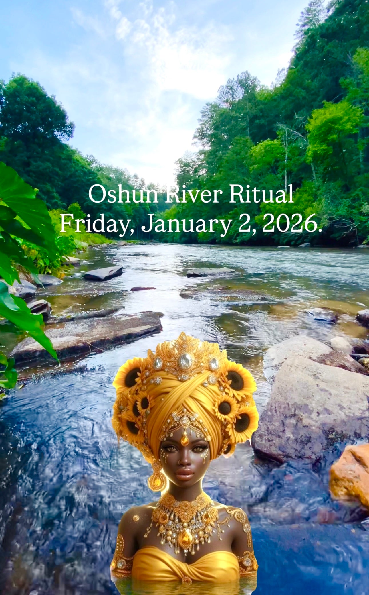 Oshun River Ritual 1-11-26 – Spiritualbathsbylagypsy