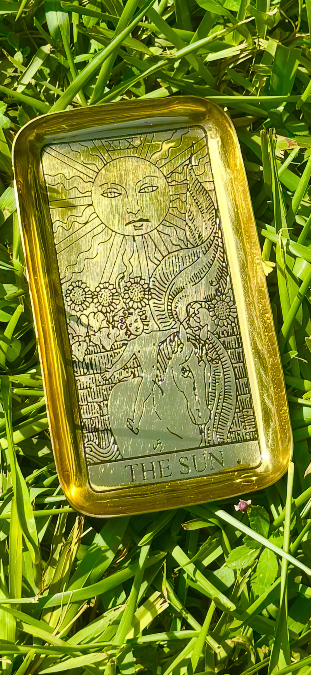 Brass Tarot Tray