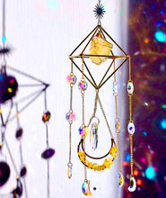 Load image into Gallery viewer, Citrine Crystal Sun Catcher
