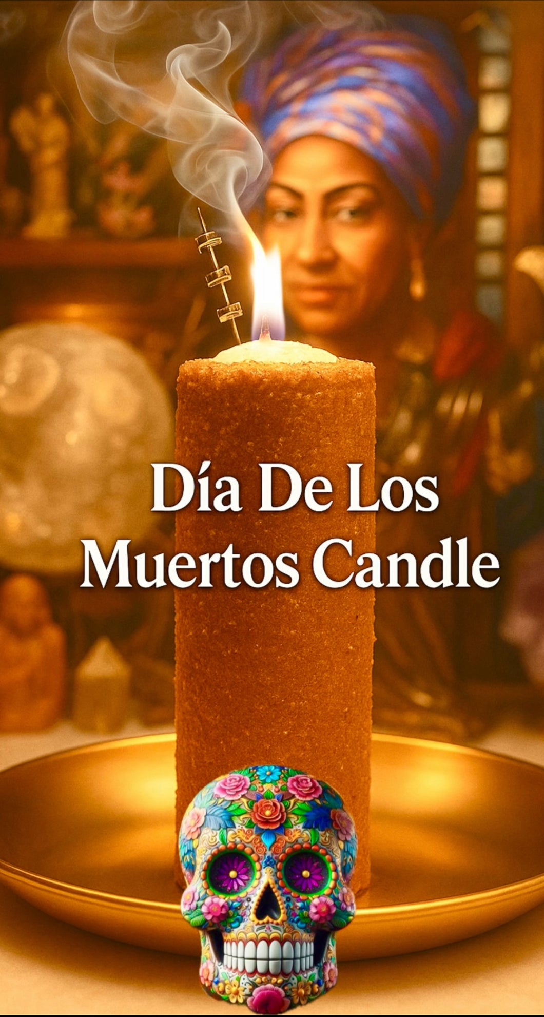 Dia De Los Muertos Mega Candle