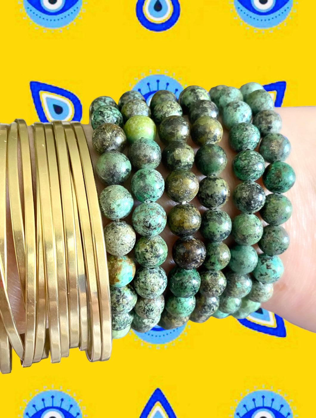 African Turquoise Bracelet