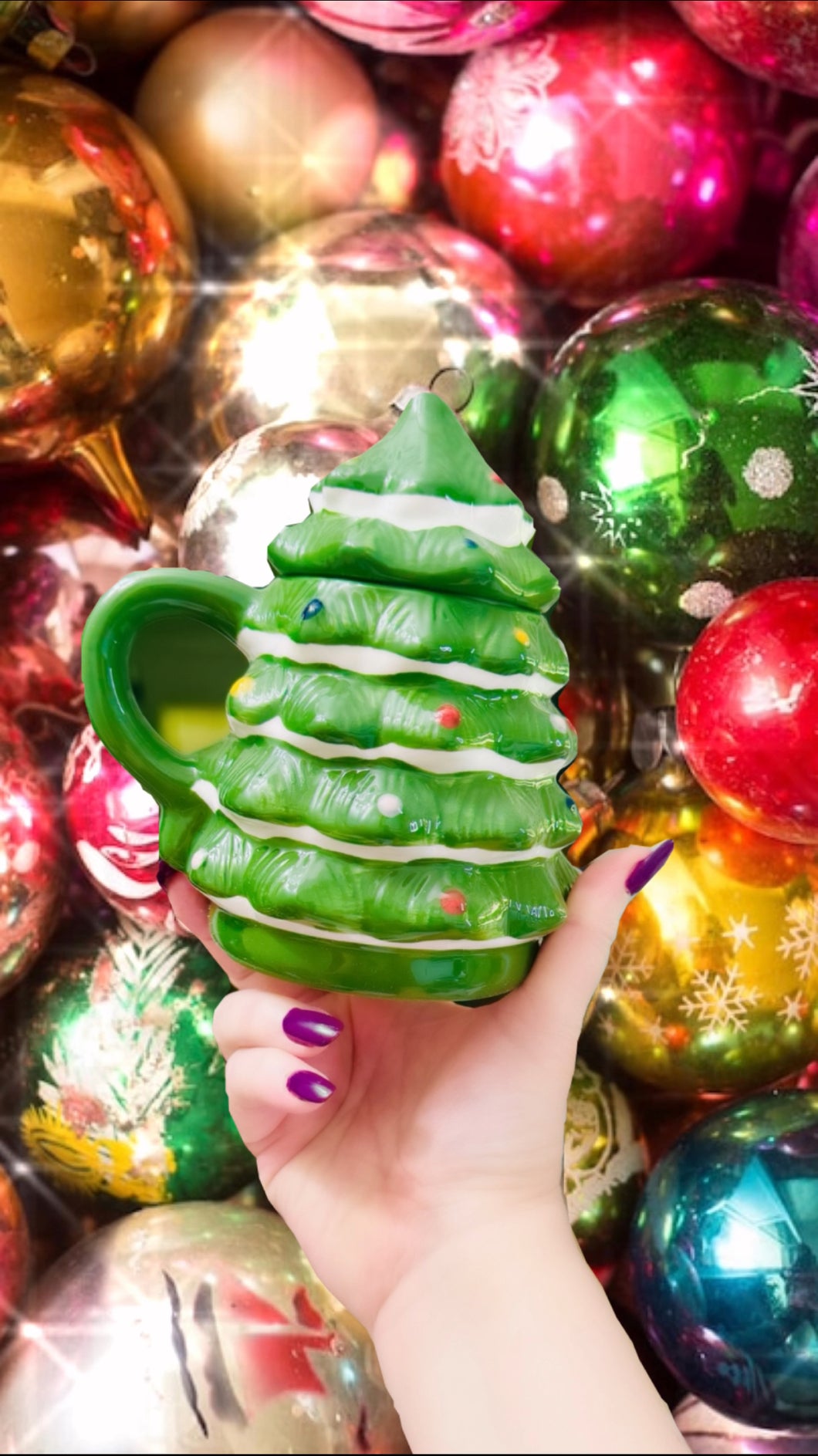 Large Christmas Tree Mug