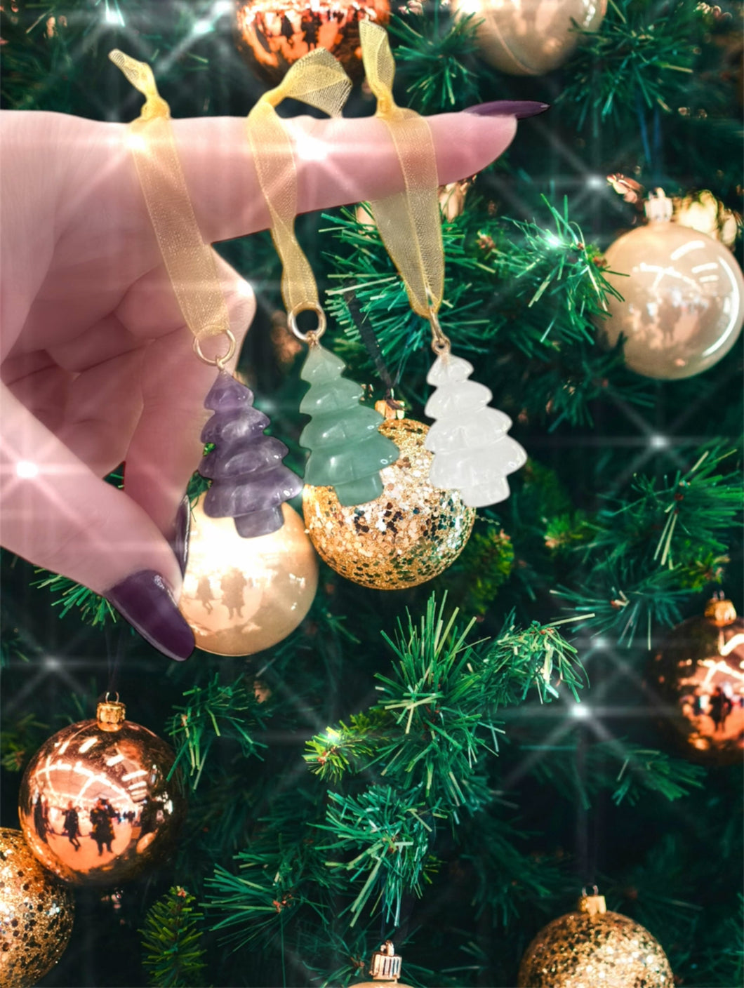 Crystal Christmas Tree Ornaments