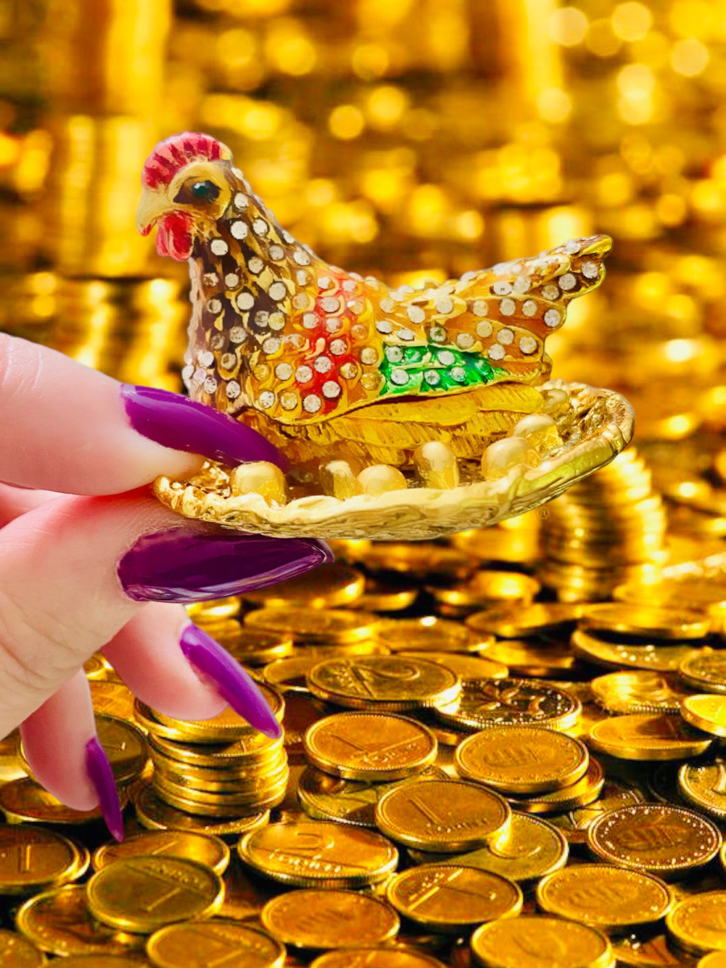 Gallina De Los Huevos De Oro Comes With Prosperity Powder