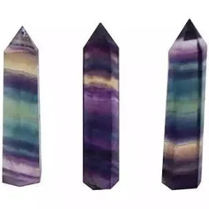Rainbow Fluorite Point
