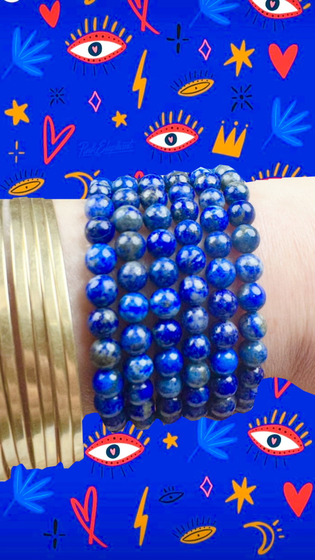 Lapis Bracelet 6MM