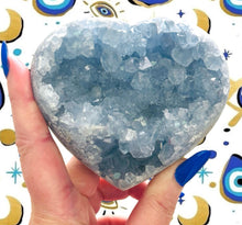 Load image into Gallery viewer, Huge Celestite Heart
