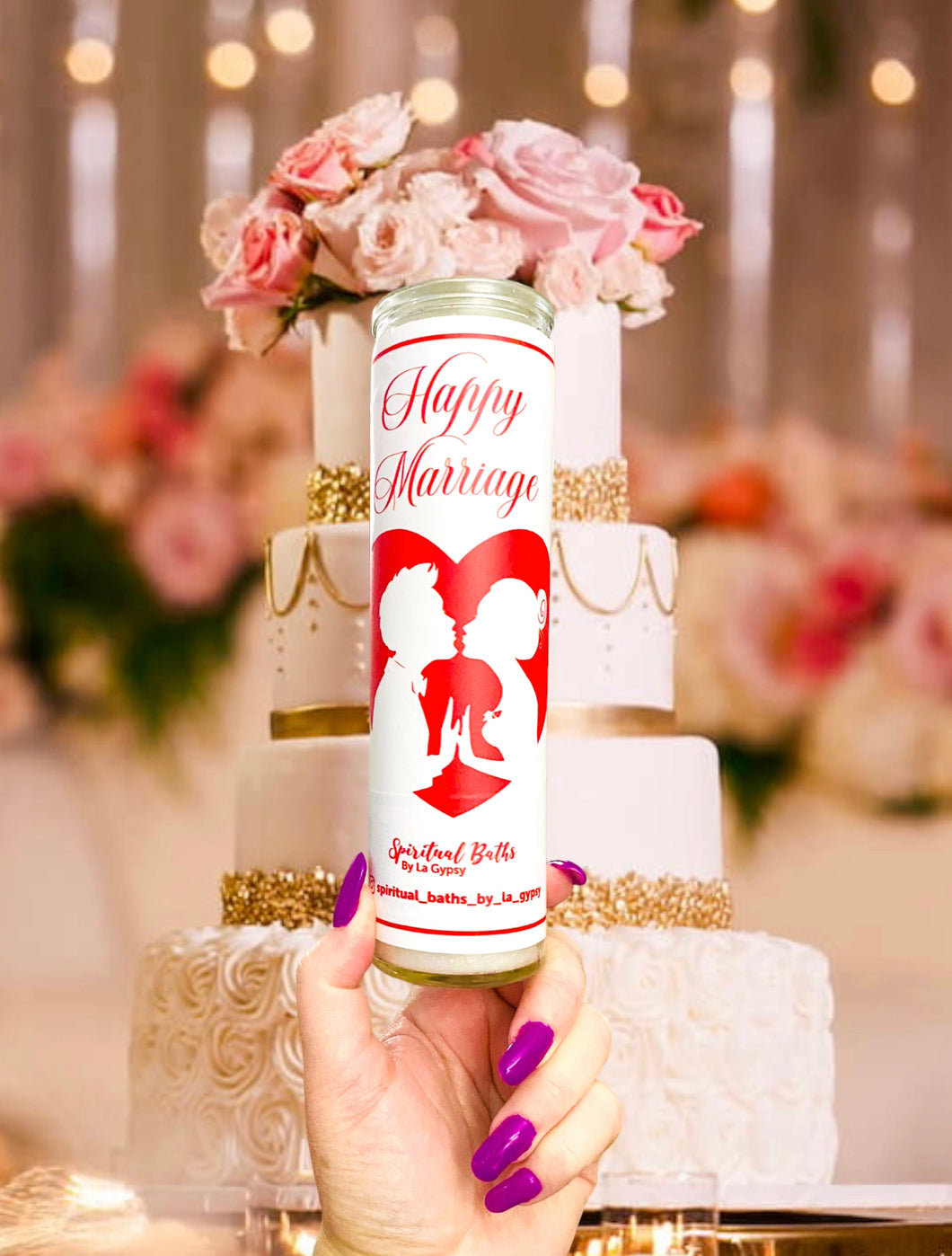 Happy Marriage Candle