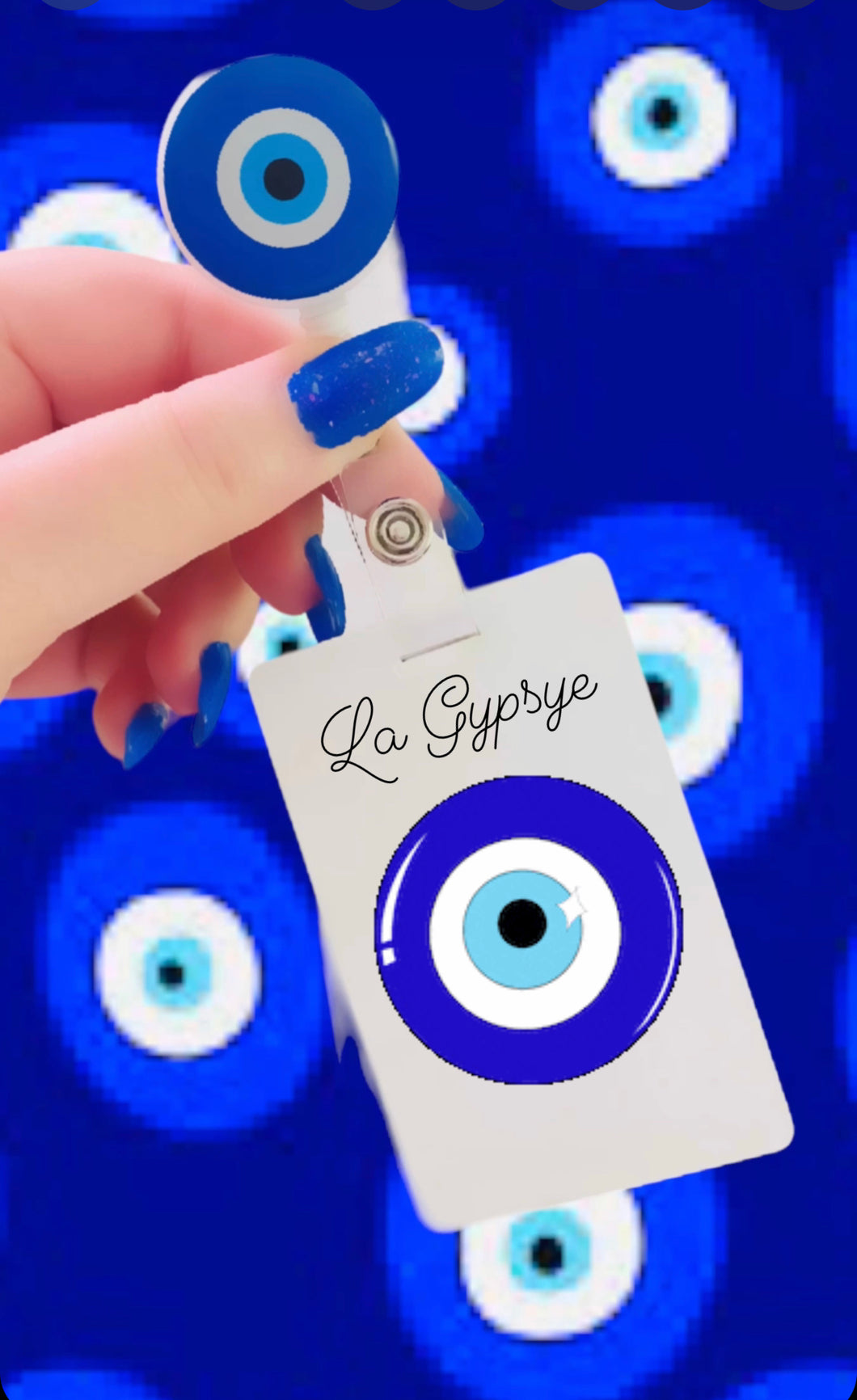 Evil Eye Badge Holder