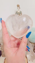 Load and play video in Gallery viewer, Large Clear Quartz Heart
