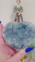 Load and play video in Gallery viewer, Huge Celestite Heart
