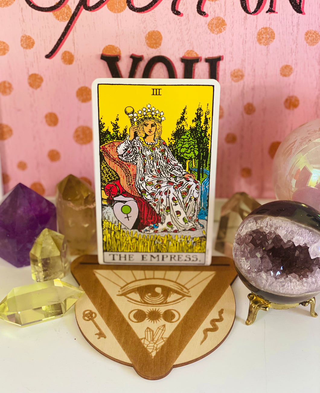 Third Eye Tarot Card Display