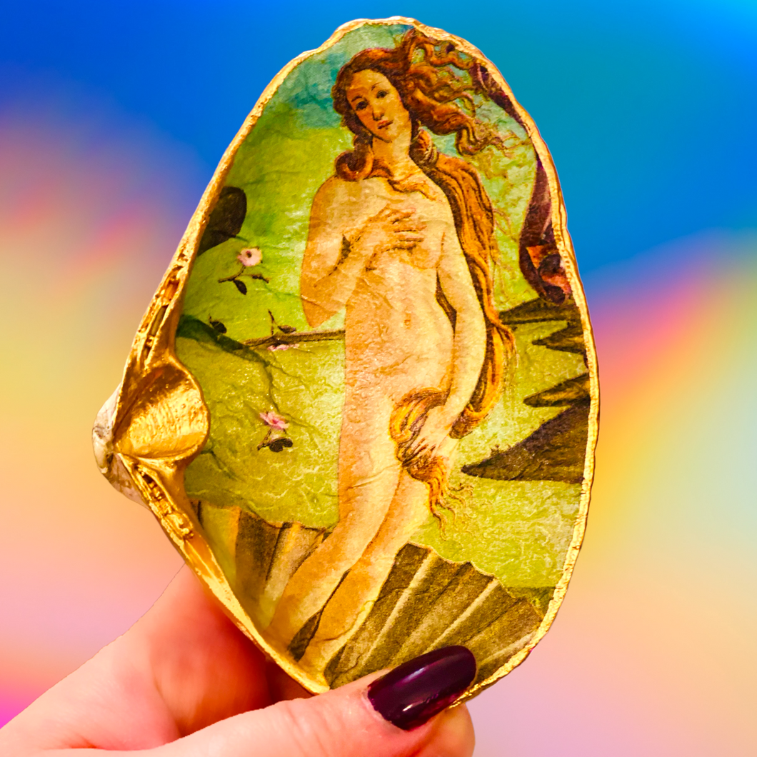 Venus Hand Painted Shell