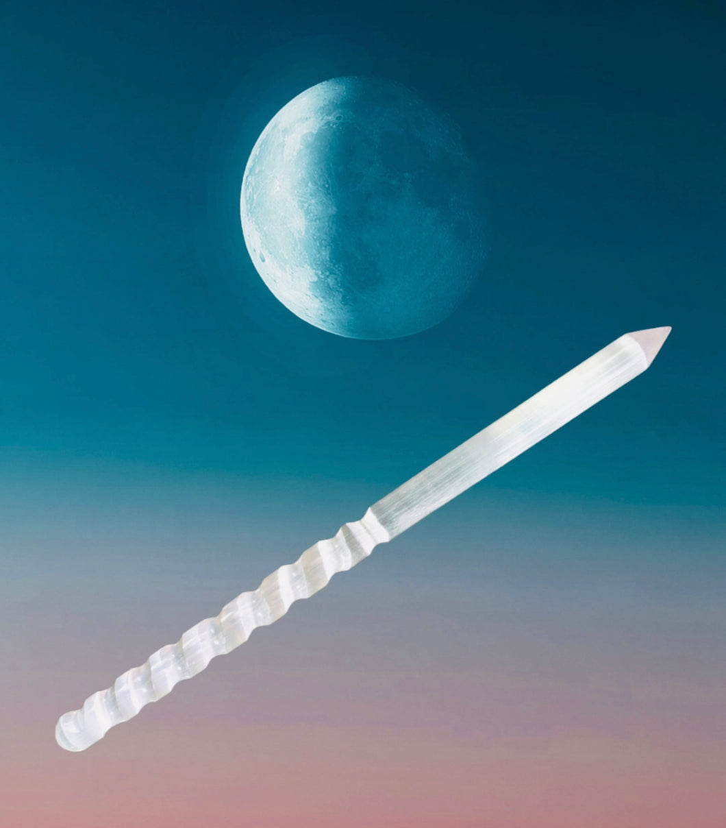 Selenite Wand